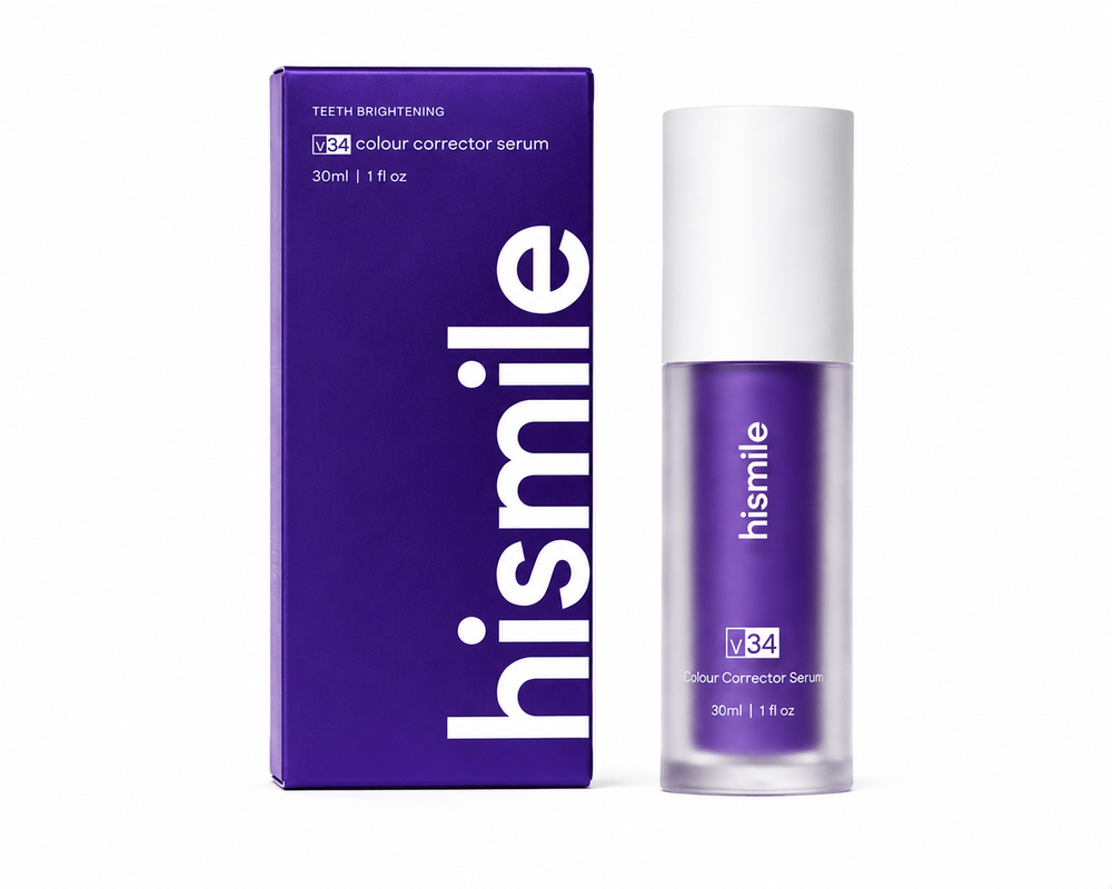 Hismile V34 Tooth Brightening Serum Safe & Gentle Color Corrector