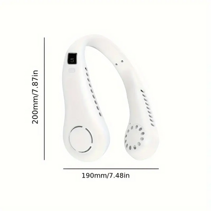 Vaneless Neck Hanging Fan 360° Cooling