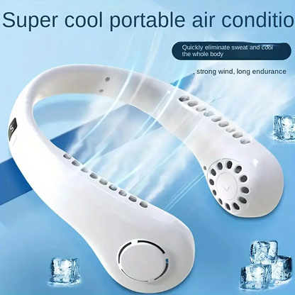 Vaneless Neck Hanging Fan 360° Cooling